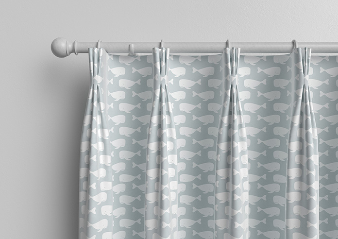Whaling Around, Shell Grey - Made to Measure Curtains - Image 11
